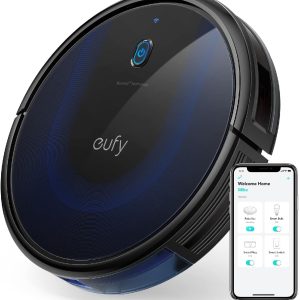 eufy BoostIQ RoboVac 15C MAX, Wi-Fi Connected Robot Vacuum Cleaner, Super Thin, Powerful Suction, Quiet, Self-Charging Robotic Vacuum Cleaner, Cleans Hard Floors to Medium-Pile Carpets