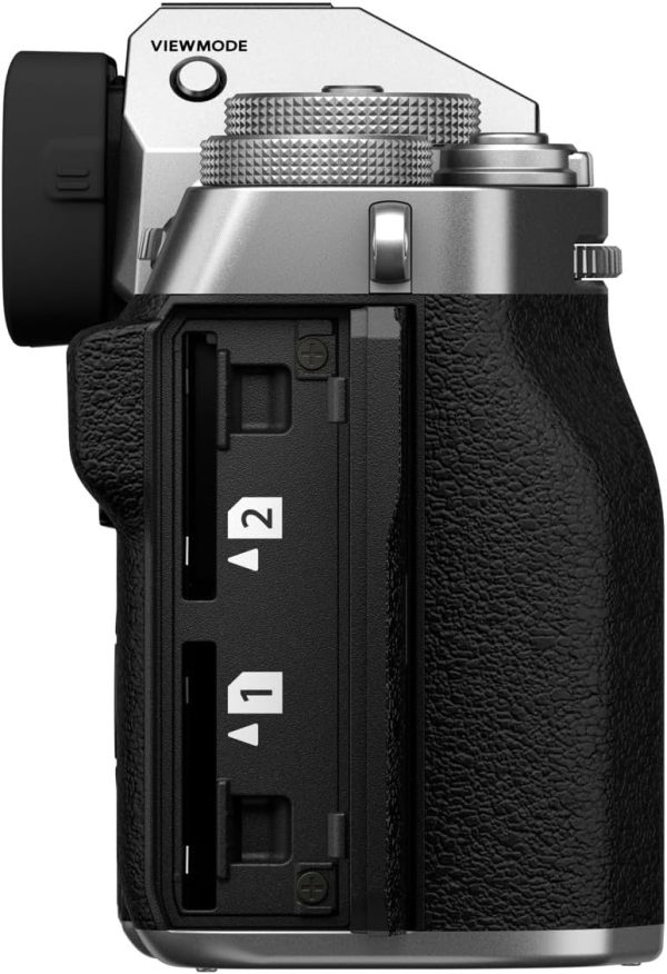 Fujifilm X-T5 Mirrorless Digital Camera Body - Silver - Image 7